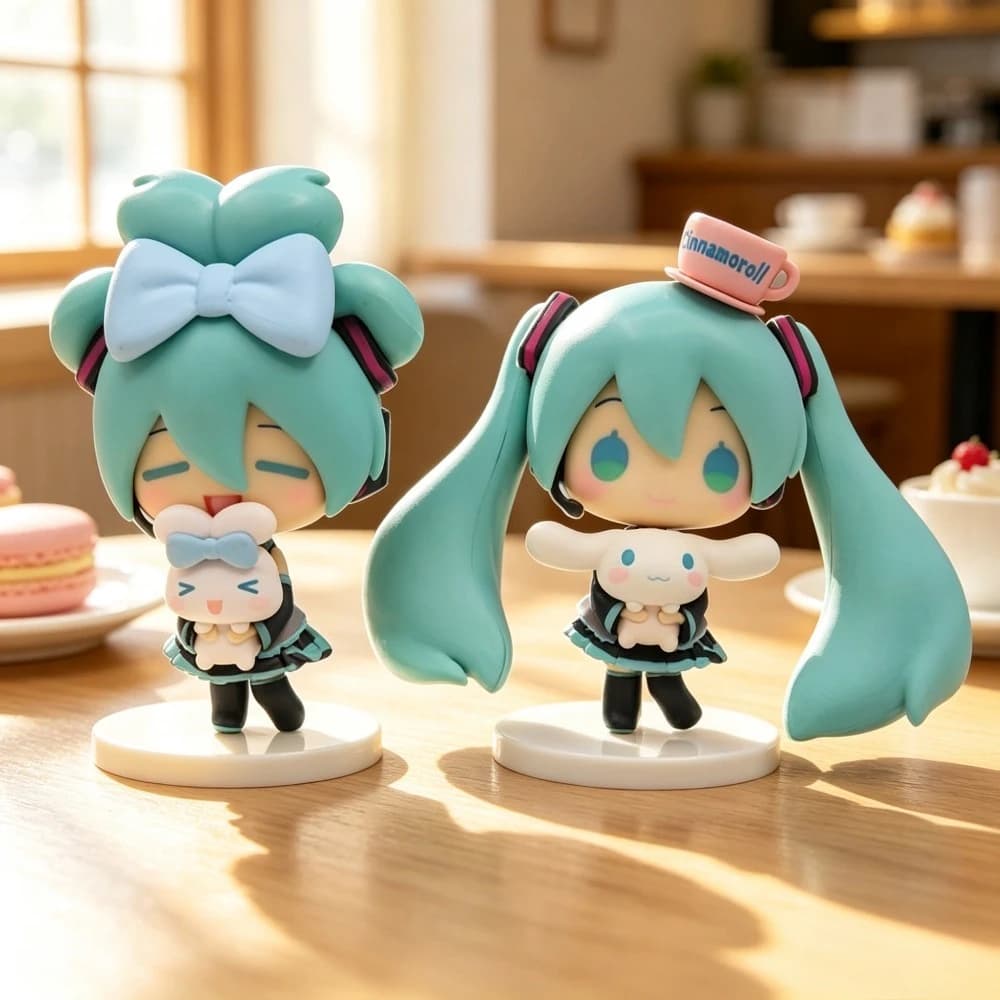 8-10cm Anime Hatsune Miku Figure Miku Action Figures PVC Statue Desktop Ornamen Model Collection Toys Gifts