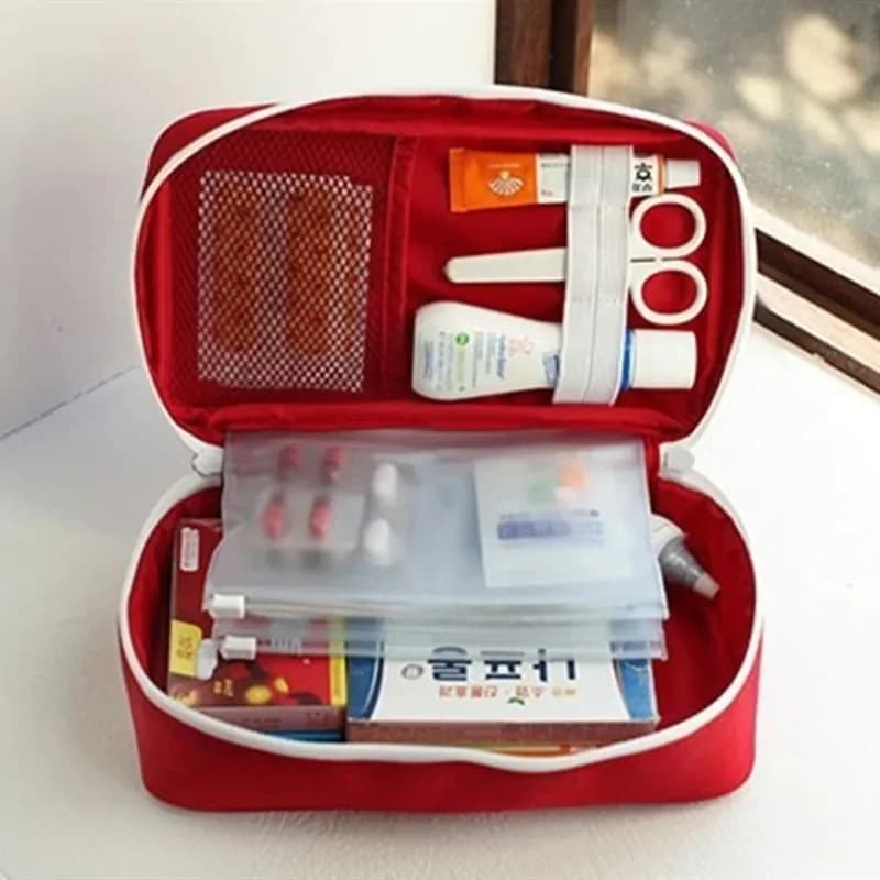 Kit medico portatile portatile da viaggio alla moda Kit di pronto soccorso Ordinamento dei farmaci Pacchetto di prevenzione dell'epidemia Pacchetto di archiviazione classificato