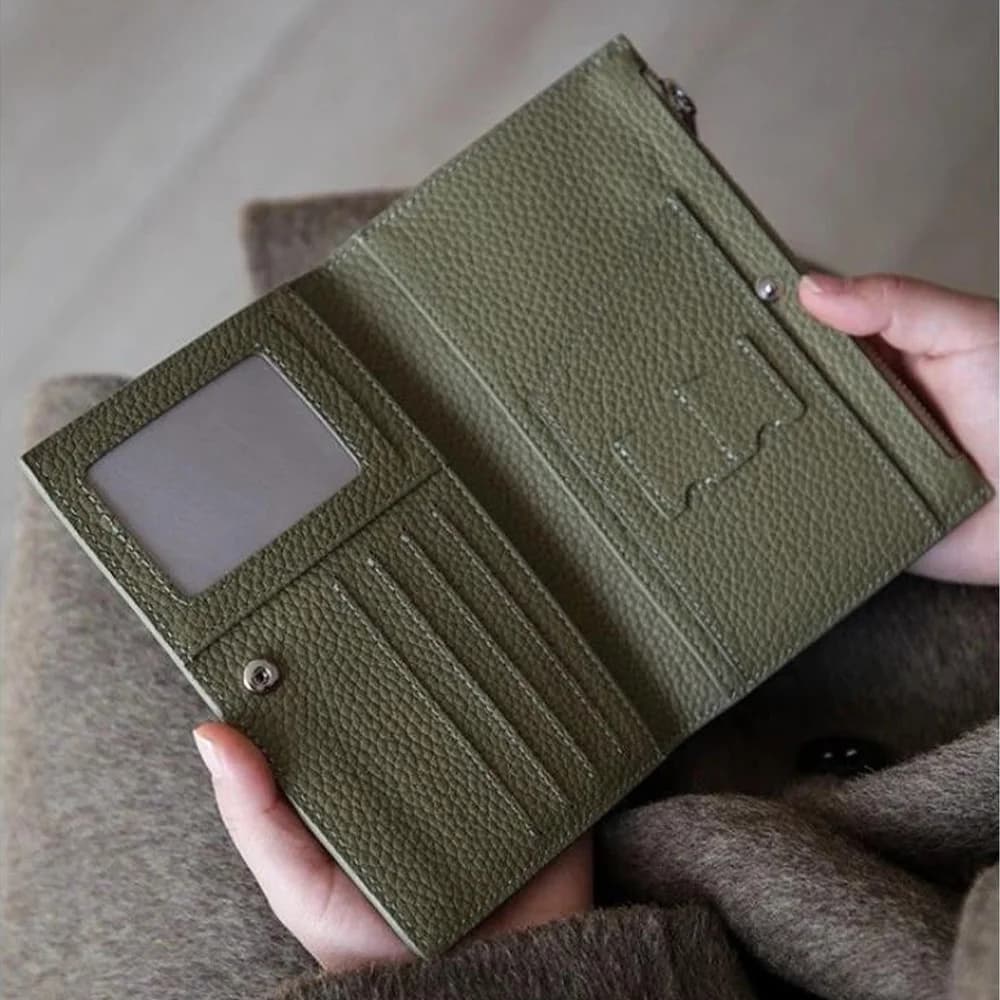 Portafoglio per Passaporto Premium con Protezione RFID, Custodia da Viaggio in Pelle PU con Blocco RFID per Aeroporto e Viaggi d'Affari