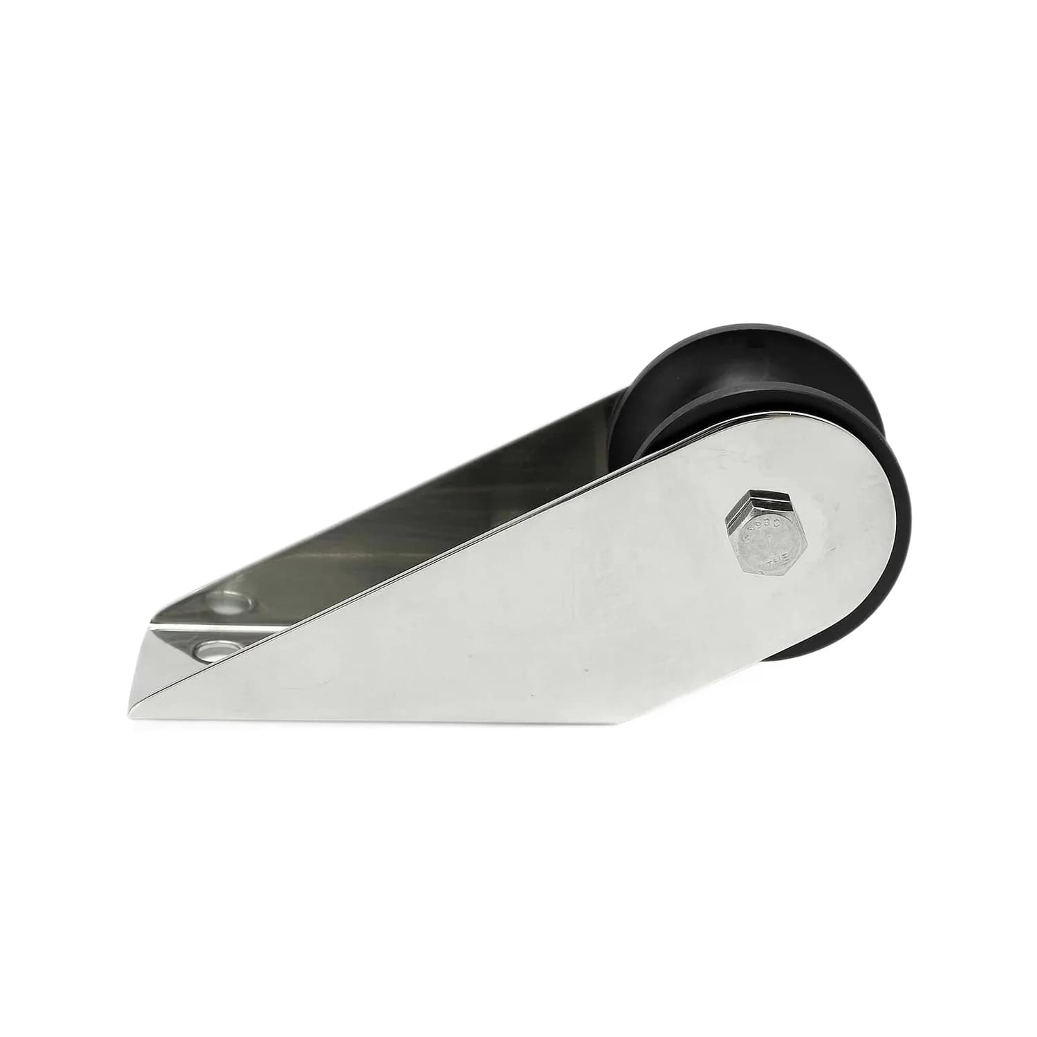 Rullo di sollevamento in gomma con rullo di ancoraggio per prua da 160 mm in acciaio inossidabile per barche, resistente per aggancio fisso per yacht marini