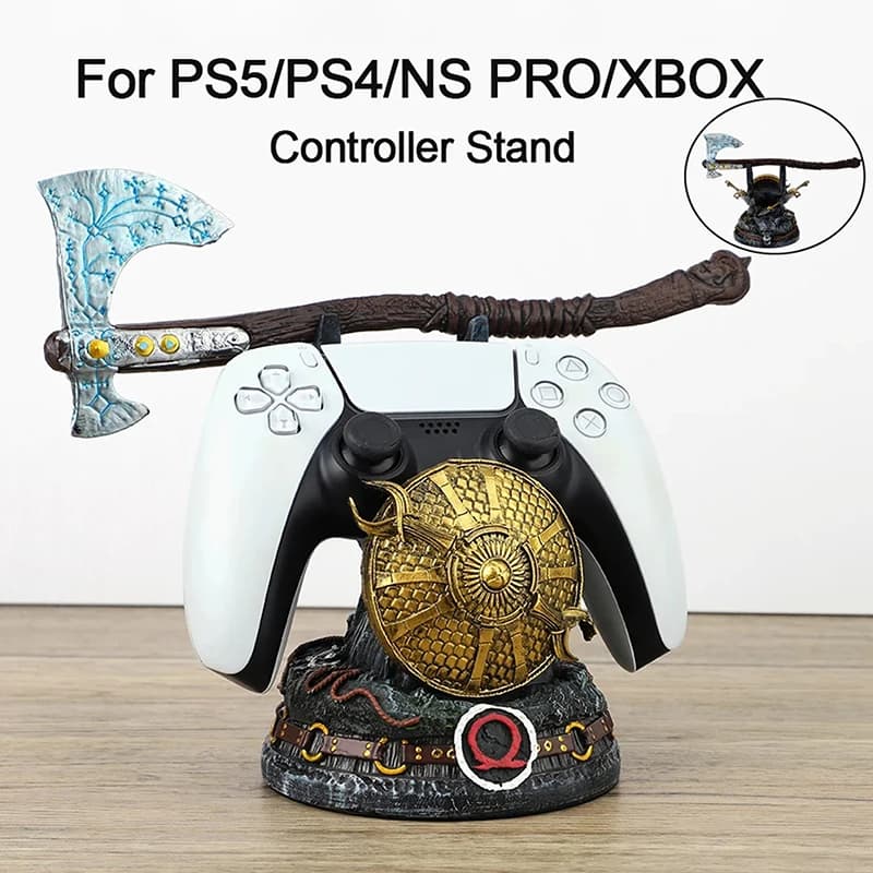 New God Of War Game For PS5/Xbox/PS4 Controller Creative Stand Unique Gamepad Stand Desktop Decoration Game Accessory