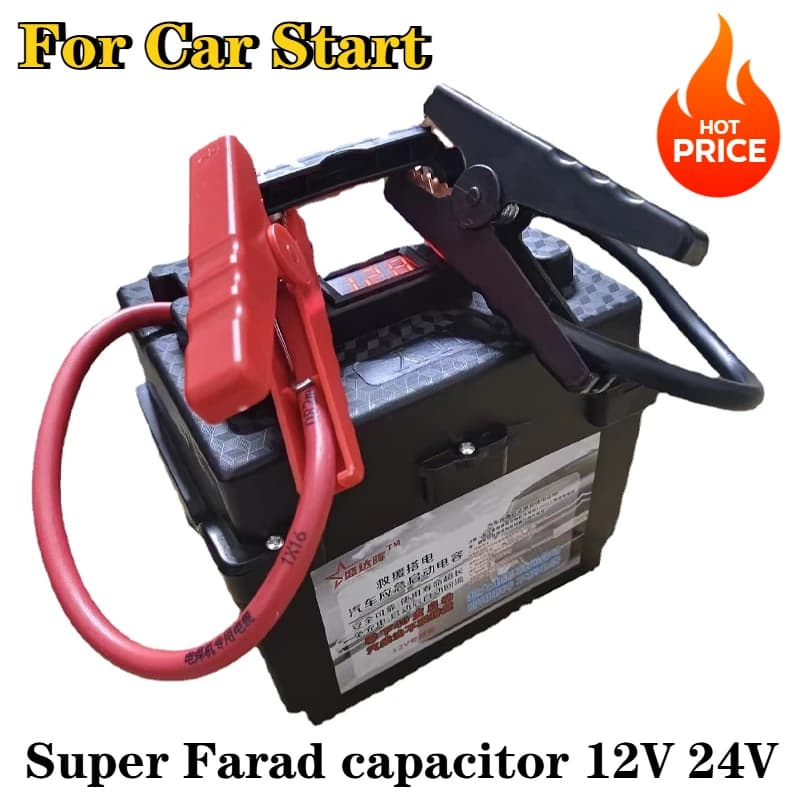 Avviatore d'Emergenza per Auto con Supercondensatore MAXWELL 16V 500F, Dispositivo di Avviamento Senza Ricarica