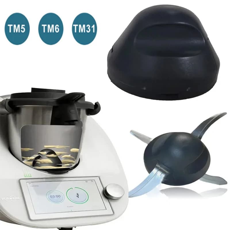 Per Thermomix TM5 TM6 TM31 Impastare Evitare Impastare Testa del coltello Gap della cucitura Miscelatore anti-pizzico Lama Frullatori per sporco Coperchio protettivo