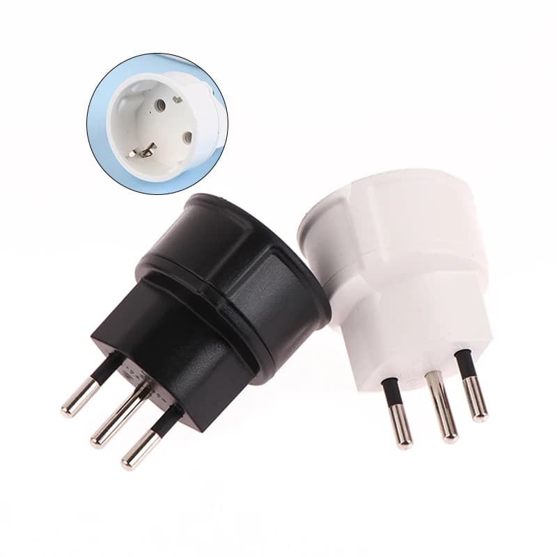 1Pc European France To Swiss Plugs adattatore da viaggio spina a 3 Pin spina di alimentazione 10A 250V presa elettrica da ue a svizzera