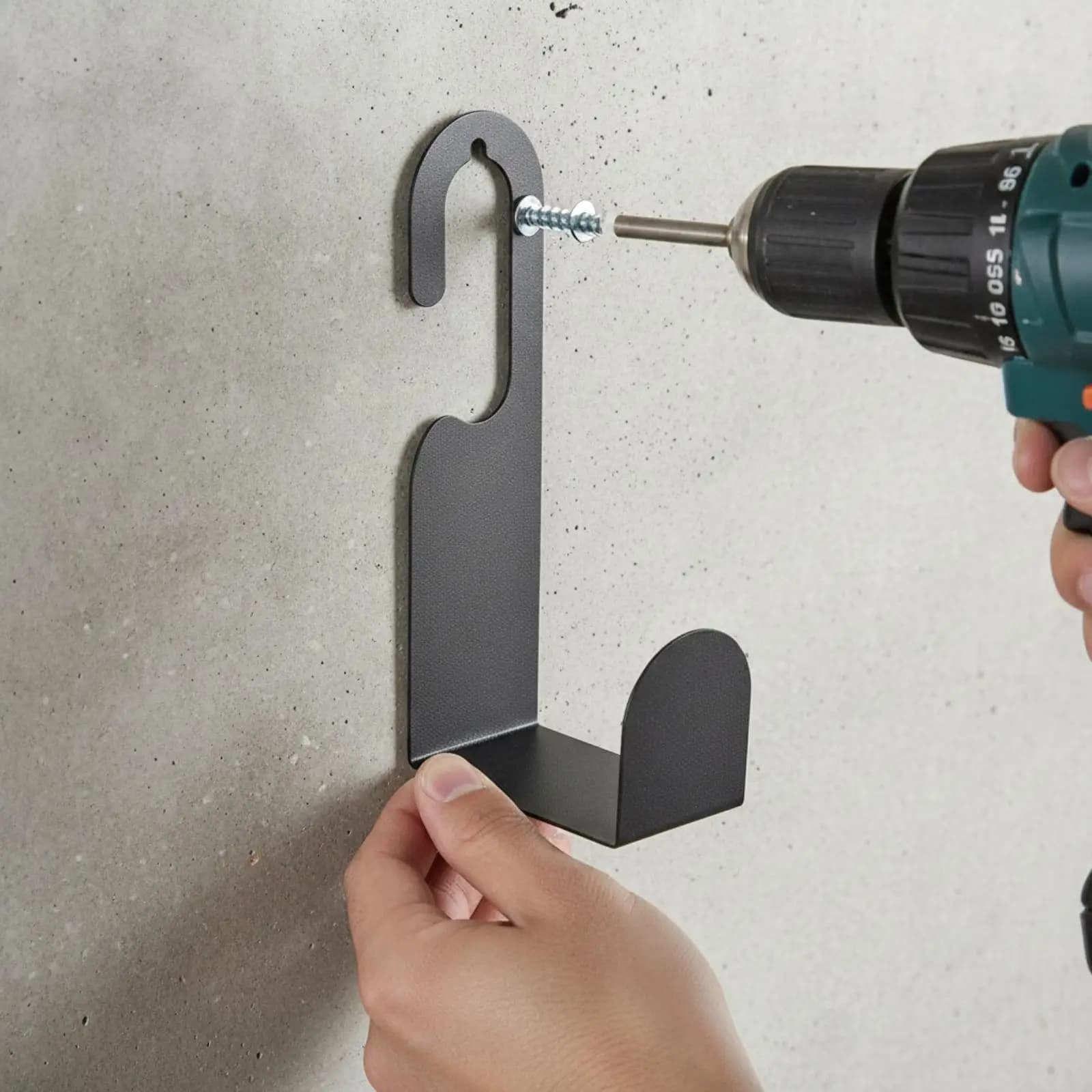 Wall Mounted Garden Hose Hook Carbon Steel Heavy Duty Outdoor Water Hose Storage Rack for Yard