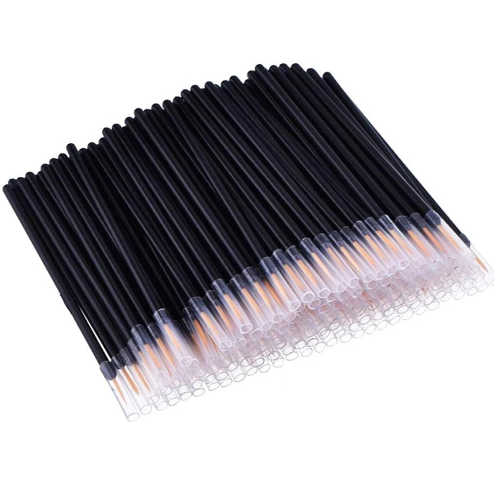 50/100pcs Eyeliner Brushes Painting Pen Tool Eye Lash Wands Accessories Eyelash Eyeshadow Applicator Lip Brush For Nail Art