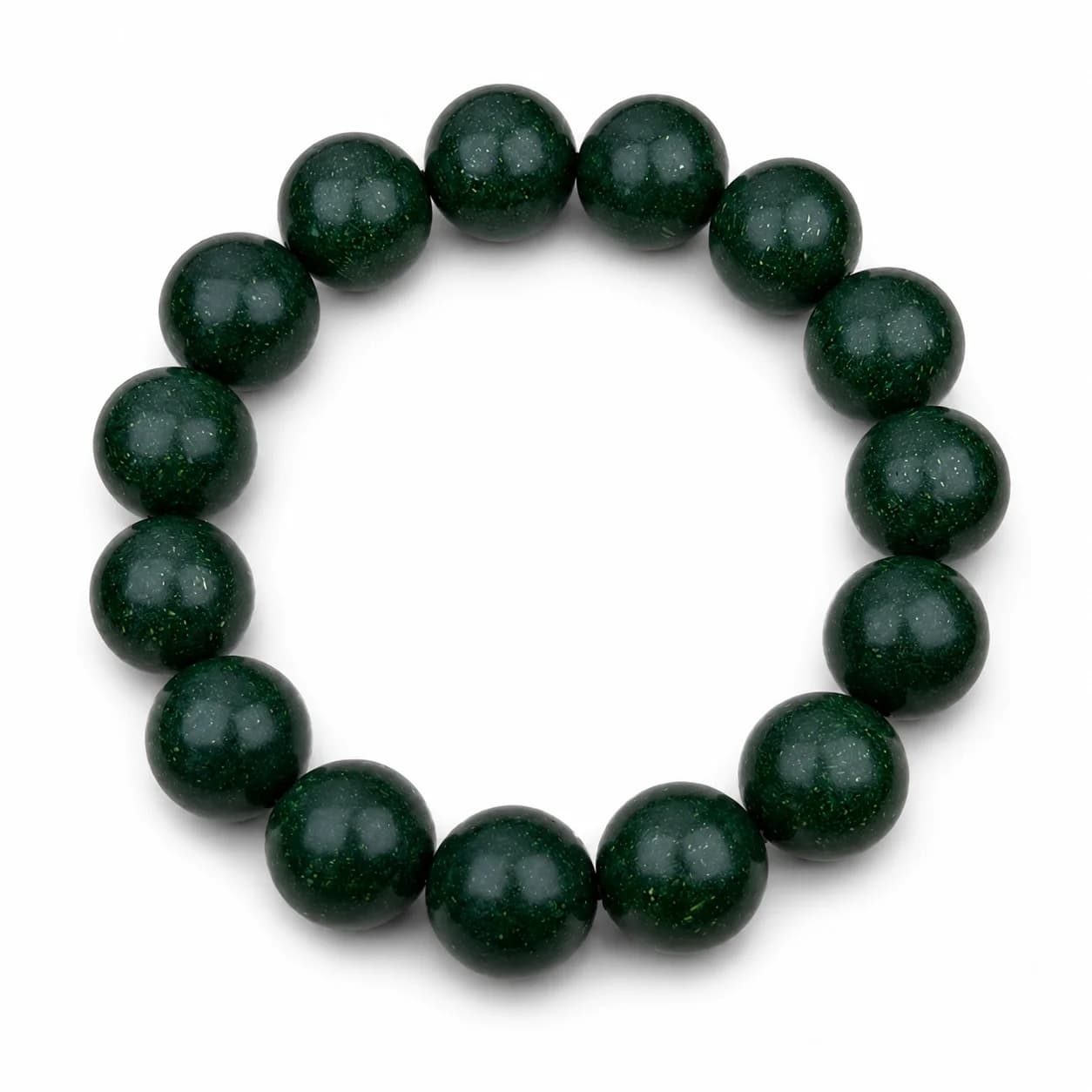 Green Aromatic Herbal Beaded Bracelet, Traditional Chinese Incense Beads for Daily Wear, Unisex Stress Relief Jewelry