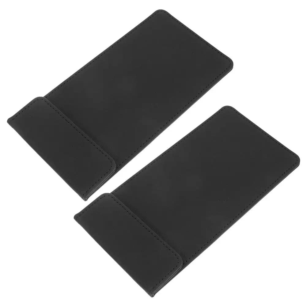 2Pcs File Folder Check Presenter Compact Textured Clipboard for Restaurant Hotel Business Server Note Pad Menu Holder