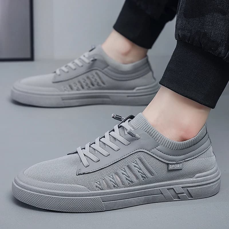 Scarpe casual da uomo estive in mesh traspirante scarpe da tavolo sportive antiscivolo suola morbida comfort scarpe da corsa per esterni sneakers maschili