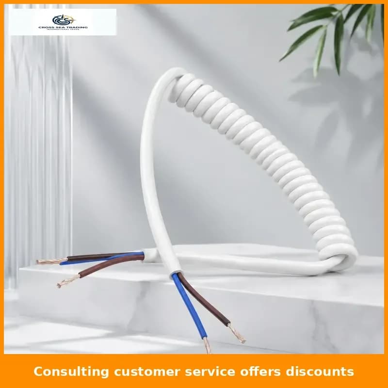 Hair dryer coil spring wire, hotel wall-mounted hair dryer, bathroom spring wire 3C certification