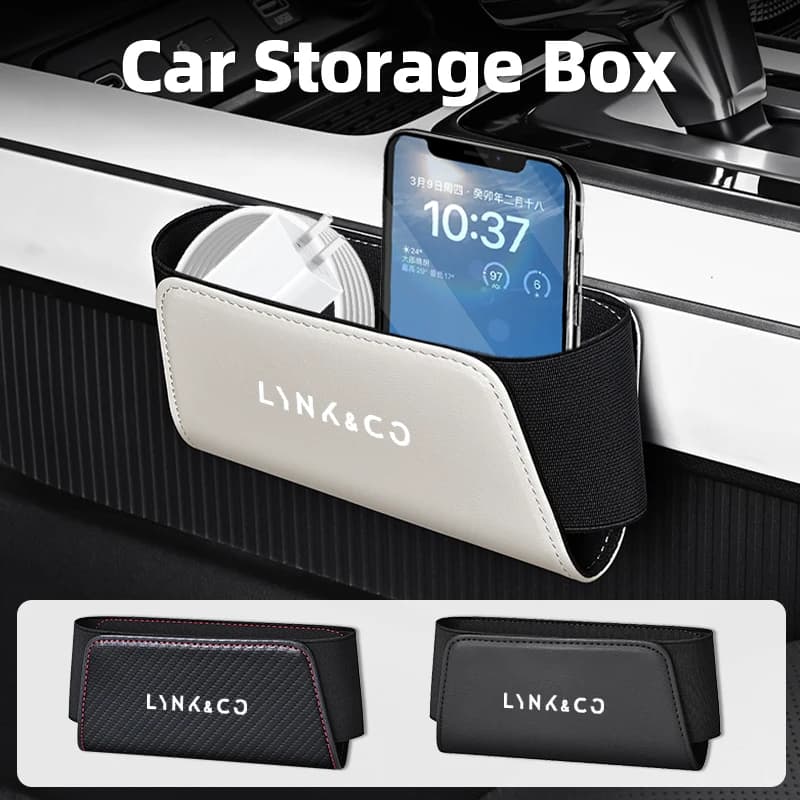 Auto Interni Sedile Cucito Organizzatore Porta Scatola di Immagazzinaggio Borsa Della Carta Del Telefono Per LYNK & CO 06 03 05 08 09 01 02 Hatchback BX11 EX11 ZERO LYNK