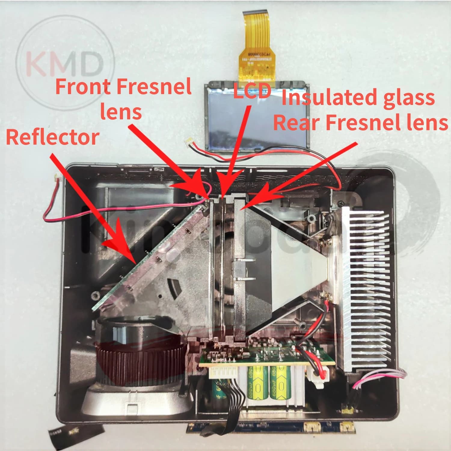 Schermo LCD per proiettore Magcubic ZTW-269HD720P-V03(OTP) FPC-C269BHD013-V1 Schermo sostitutivo per riparazione proiezione HD