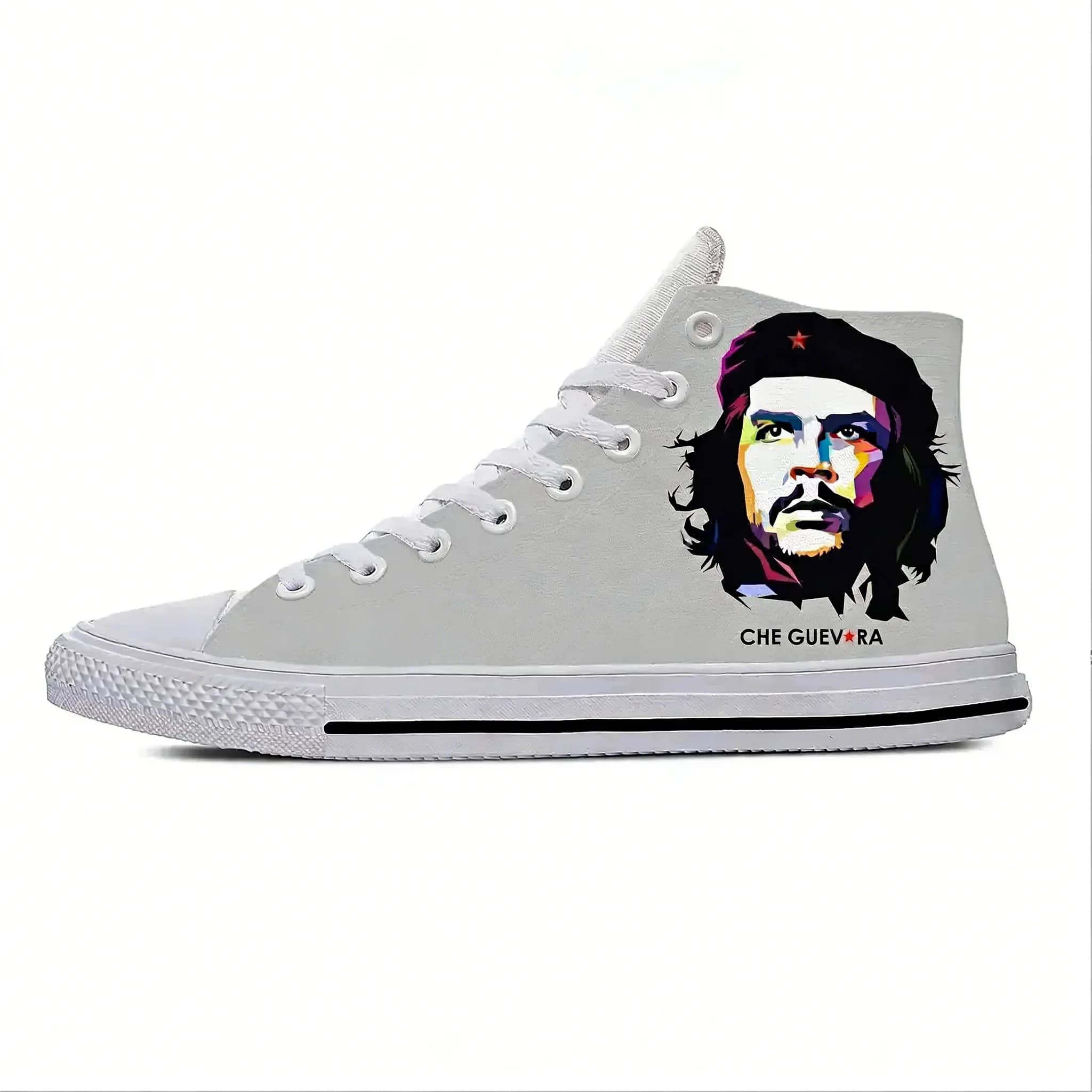 Hot Cool Che Guevara Communism Socialism Cuba Cuban Casual Shoes High Top Lightweight Men Women Sneakers Classic Board Shoes