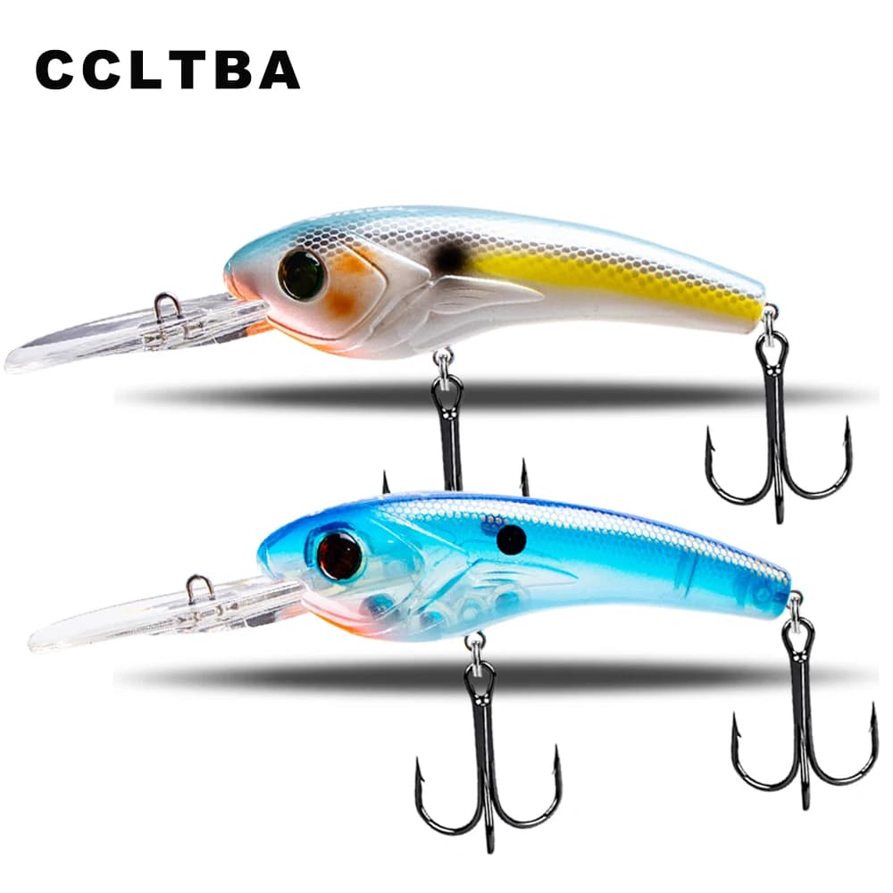 CCLTBA Minnow Esche 13,5 cm 20 g Galleggiante Duro Esche da pesca artificiali Crankbait Immersioni profonde Wobble per Bass Pike Tackle