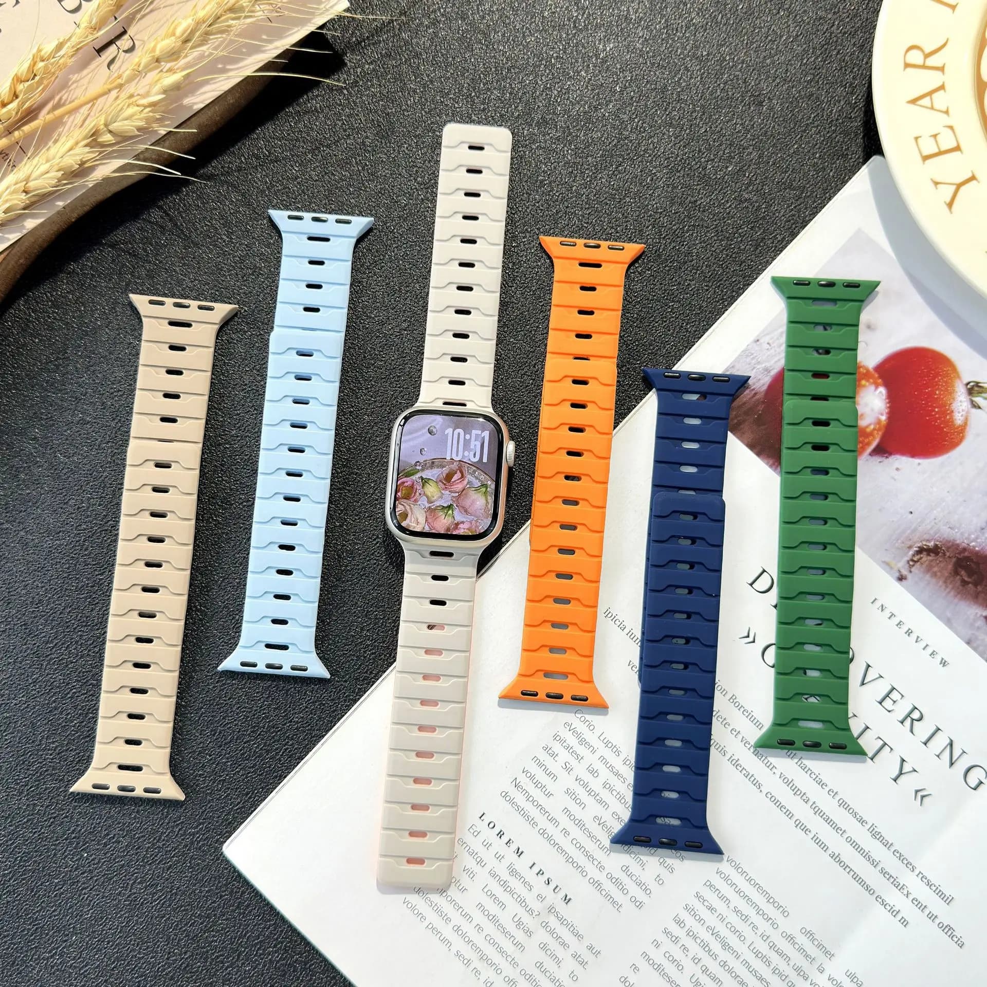 Cinturino per Apple Watch Ultra 3 49mm 46/42mm cinturino Mganetic per Iwatch 10 11 9 8 7 SE 44mm 45mm 38/40/41mm accessori Smartwatch