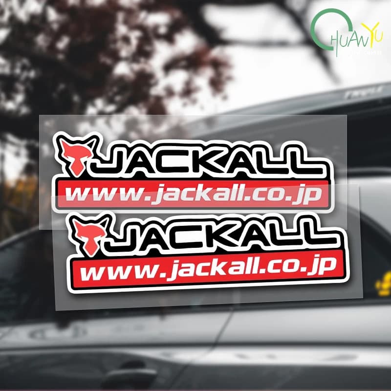 Wall decal fishing rod Suitable for JACKALL stickers, fishing gear boxes, baits, fishing boats, trucks, trailers, SUVs, car, motorcycle JDM