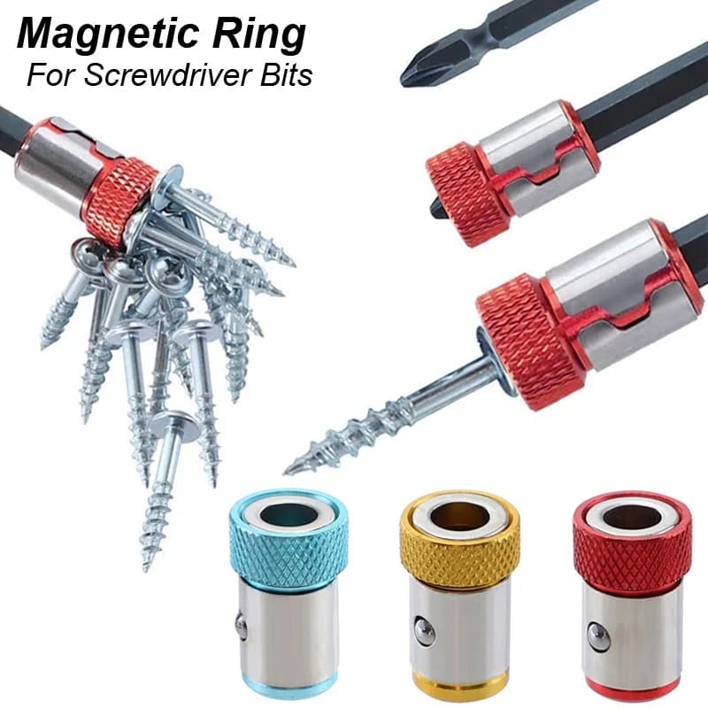 Magnetic ring screwdriver Magnete Phillips 1/4 Strong magnet Adapter for removable parts Screwdriver Electric tool