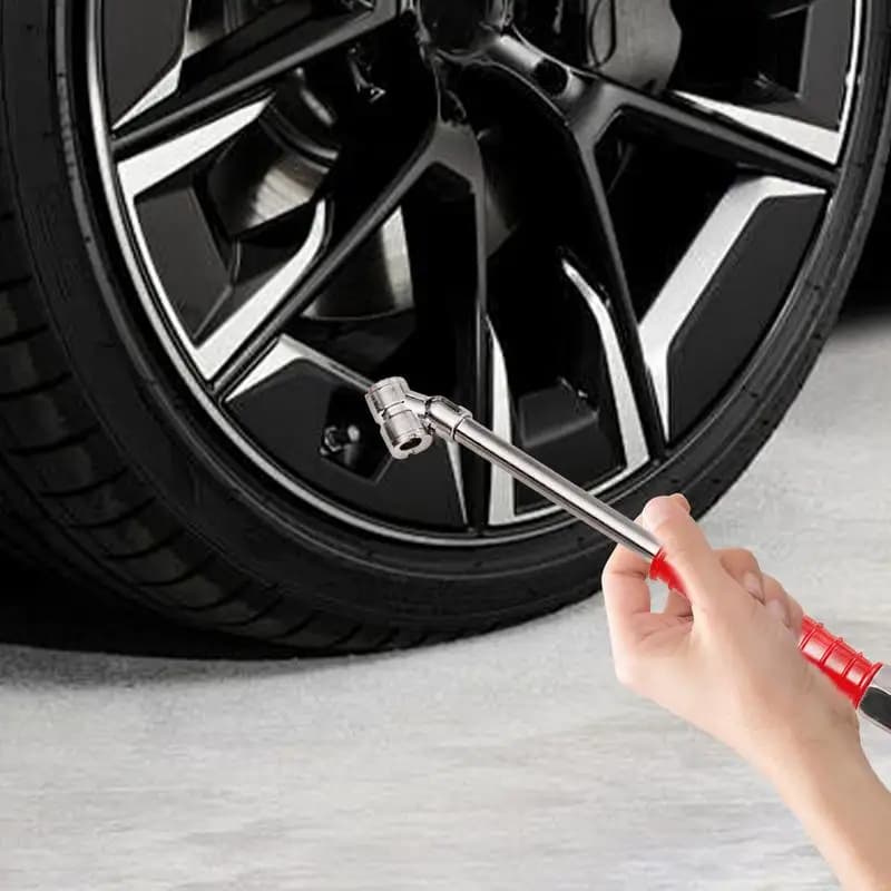 Ugello di gonfiaggio pneumatici Mandrino per pneumatici Accessori per compressori d'aria Accessori per compressori d'aria Mandrino d'aria per auto con manometro per gonfiaggio pneumatici