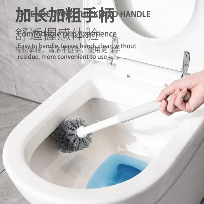 Spazzola per il water e plunger pulizia del bagno pesante con tazza gomma, rimodellamento intasamento per bagno,