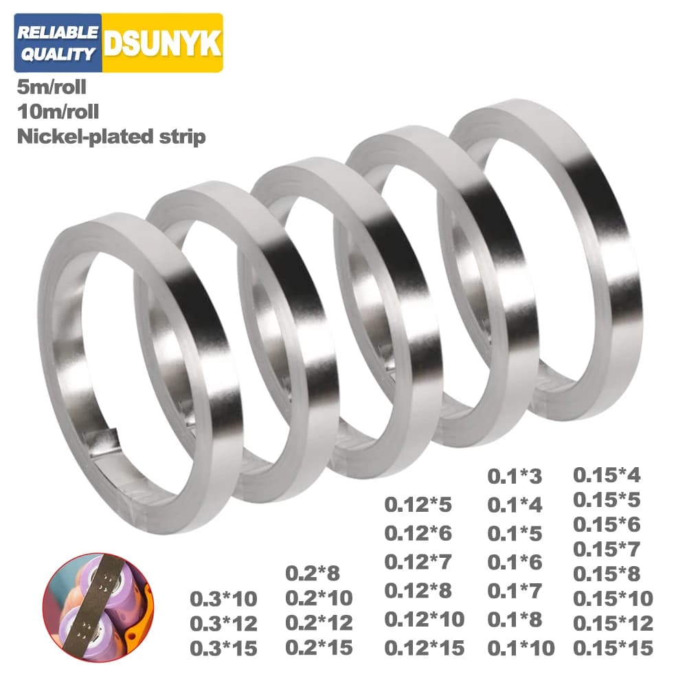 18650 Lithium Ion Battery Nickel Plated Nickel Plated Steel Belt Nickel Plated Connector Point Sapper Battery 10M/5M