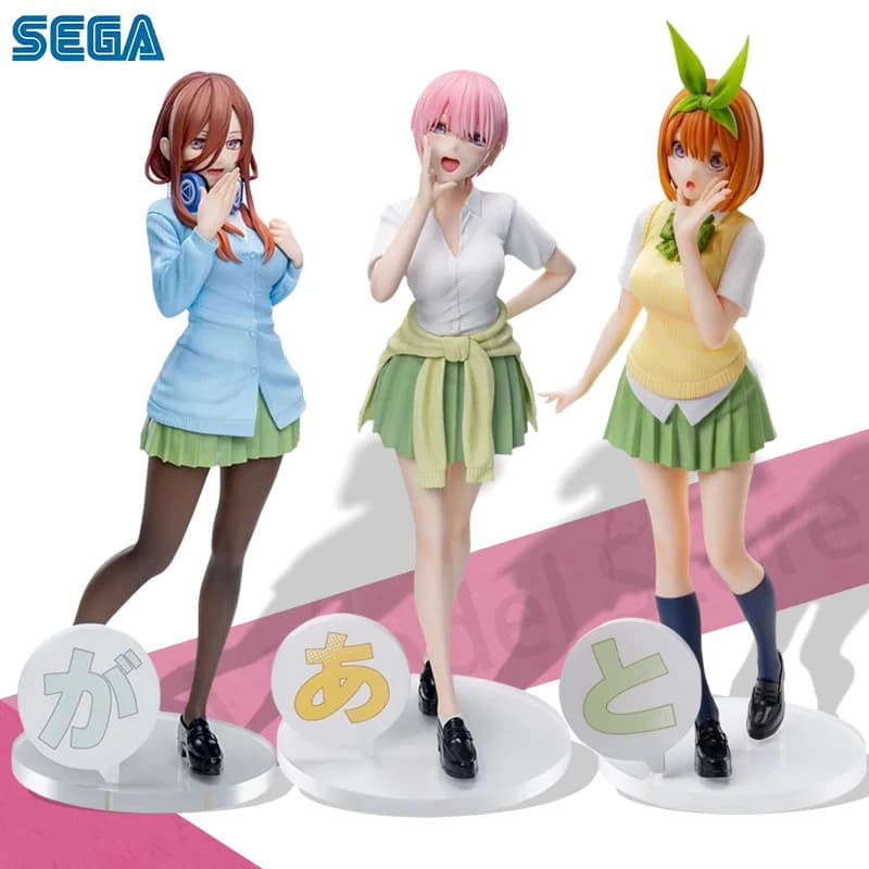 Disponibile SEGA Originale Luminasta Anime La Quintessenza Quintuplets Nakano Itsuki Yotsuba Miku Nino Ichika Action Figure Modello