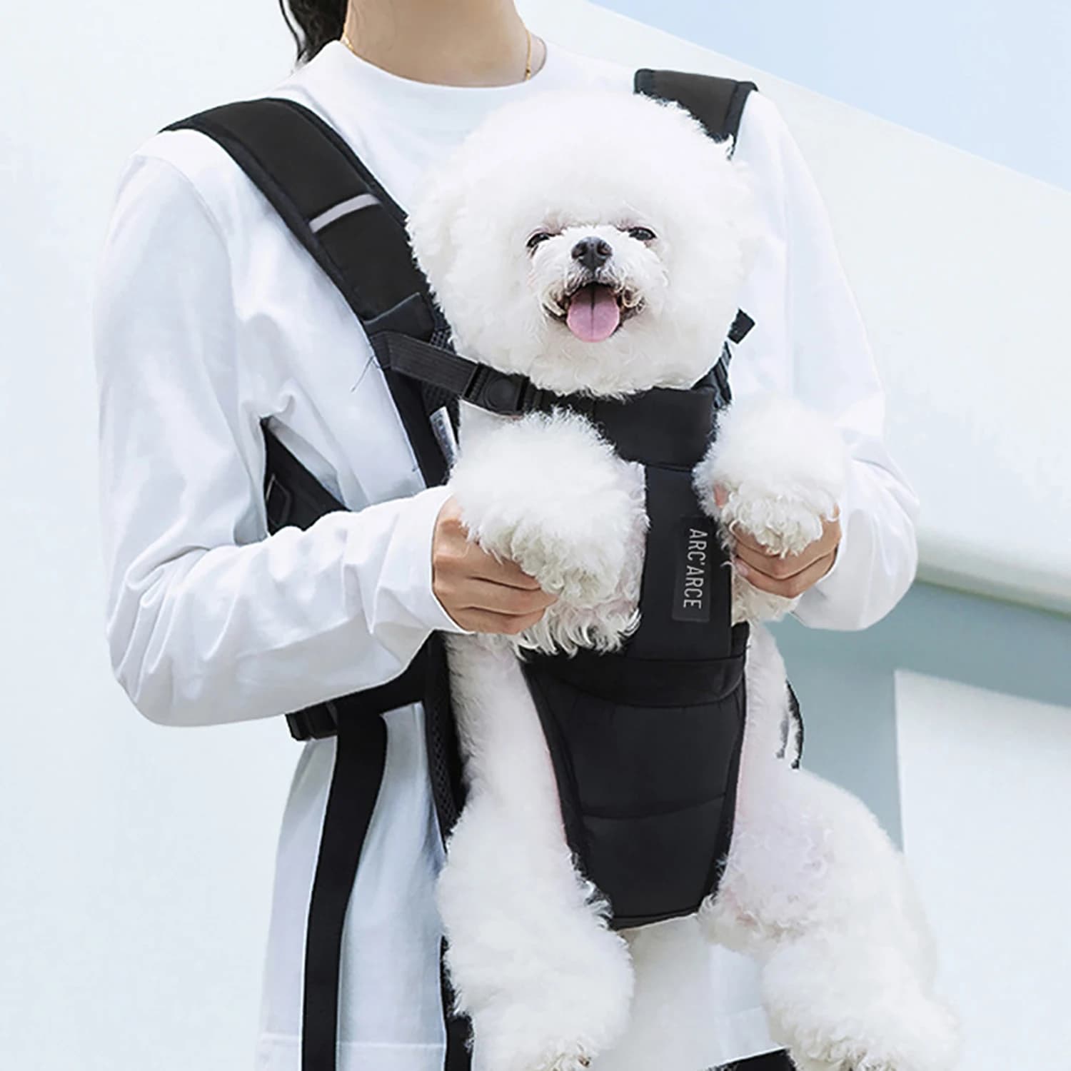 Pet Backpack Cat Carrier Portable Outdoor Dog Carrier Chest Strap for Dogs and Cats