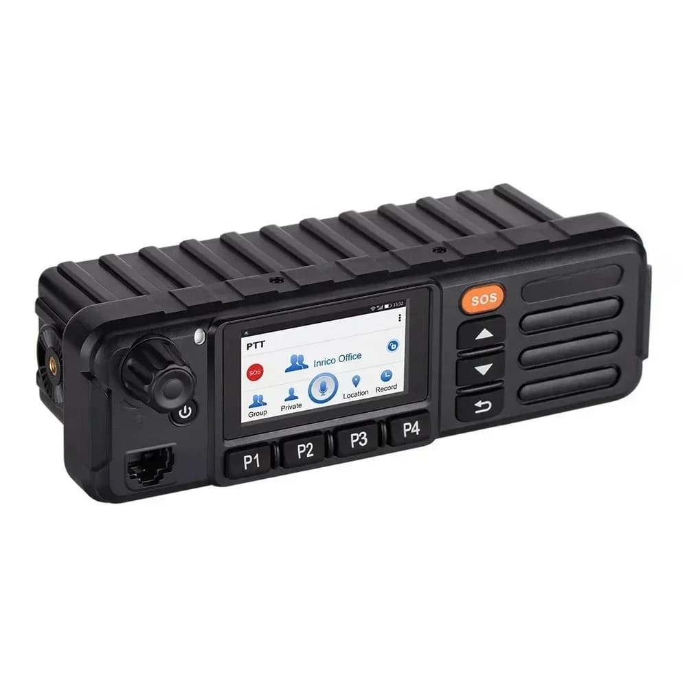 Radio veicolare TM-7 Plus 4G LTE con touchscreen, walkie-talkie mobile per auto.