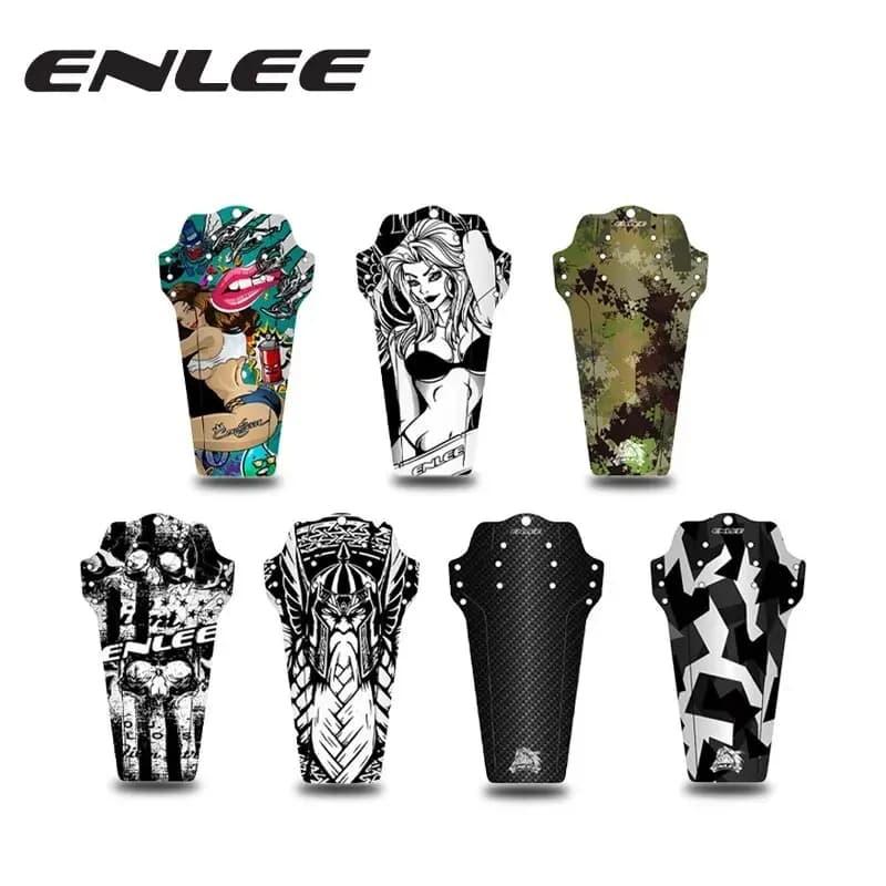 ENLEE Parafanghi per bici Ruota anteriore/posteriore Parafango universale Mtb Ali per bici da strada Parafango Parafango per bicicletta Accessori per ciclismo