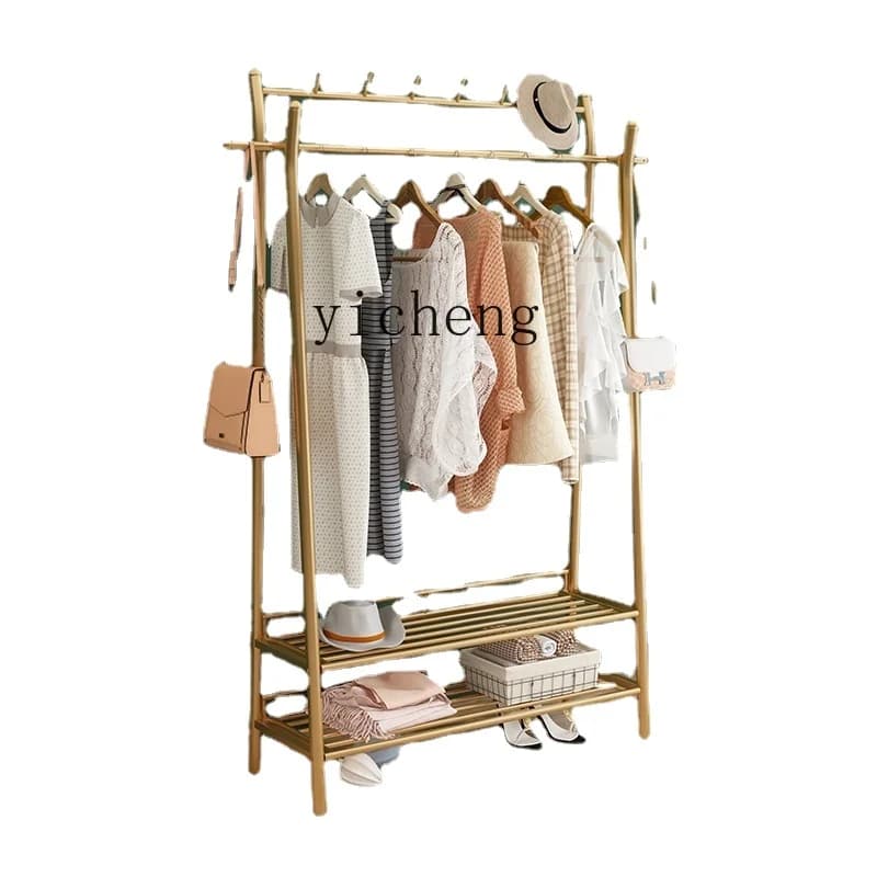 Foldable floor hanger for interior, interior hangers, balcony, bedroom