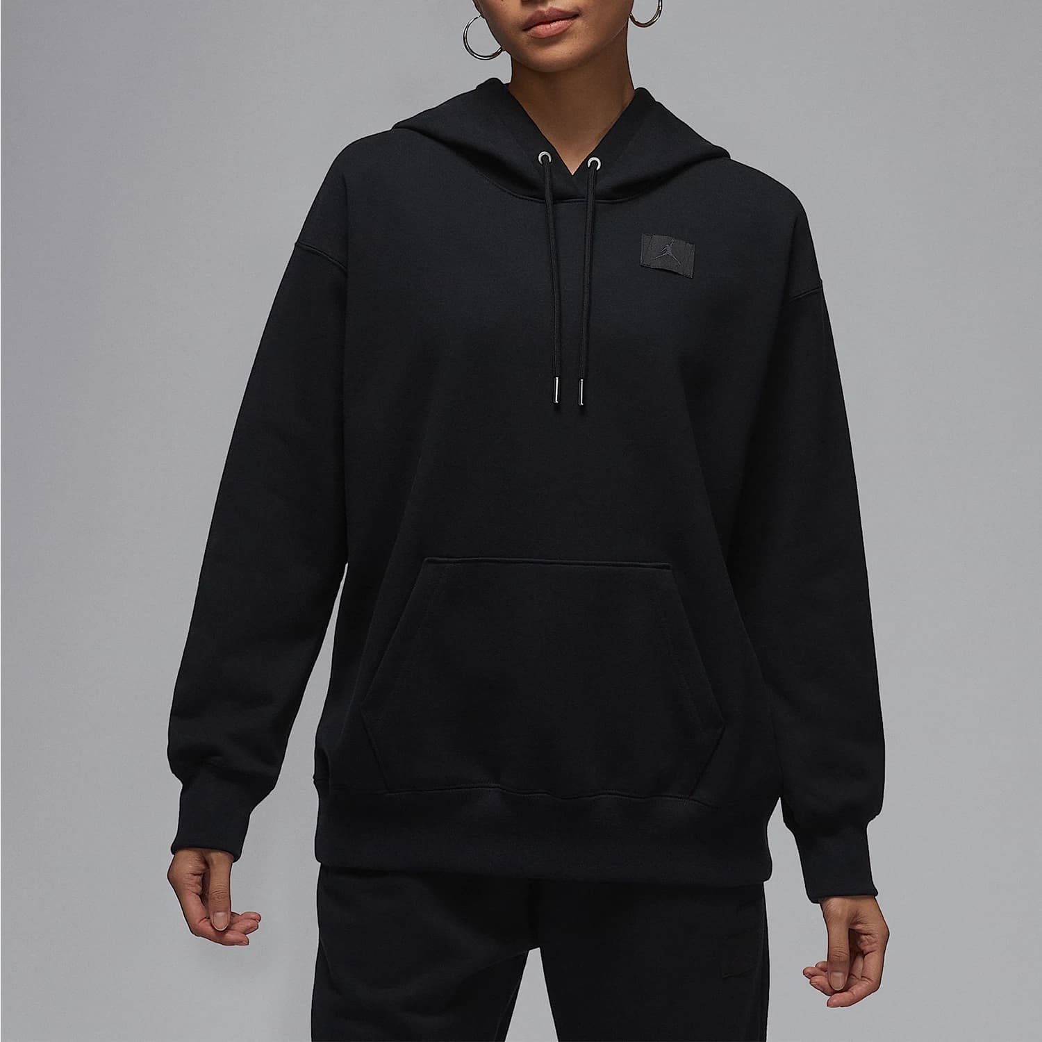 Felpa con cappuccio in maglia da donna Nike Genuine JORDAN, ampia e morbida, HJ1312-010
