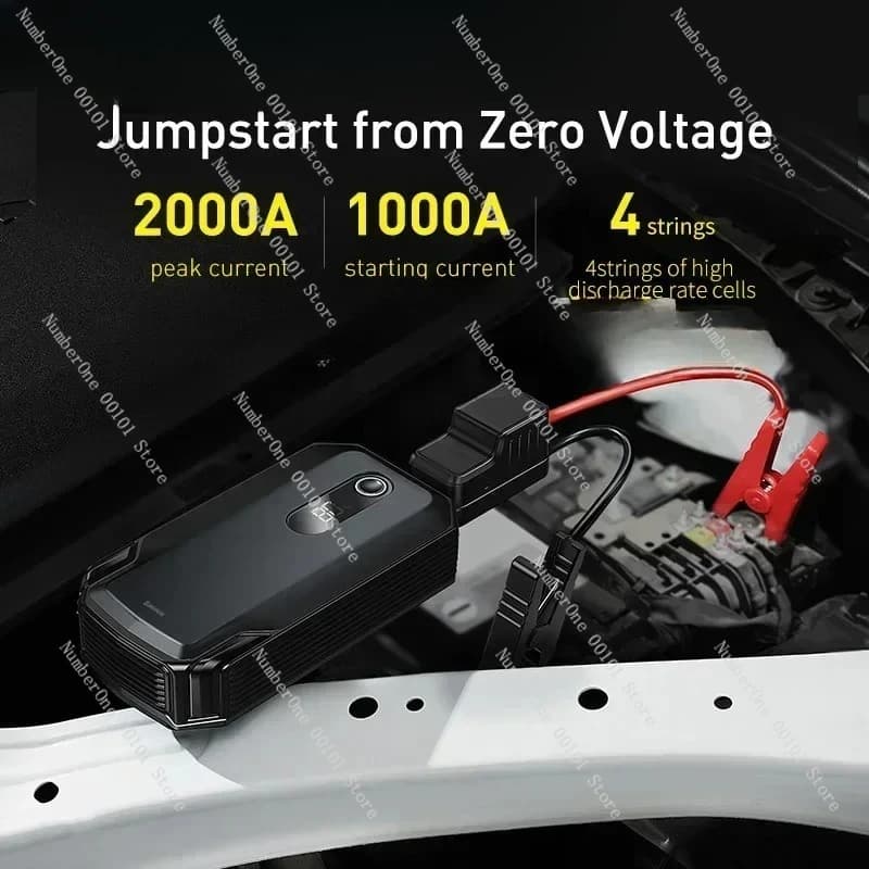 Avviatore di emergenza per veicoli ad alta potenza 12V 2000A con picco di energia di 20000mAh