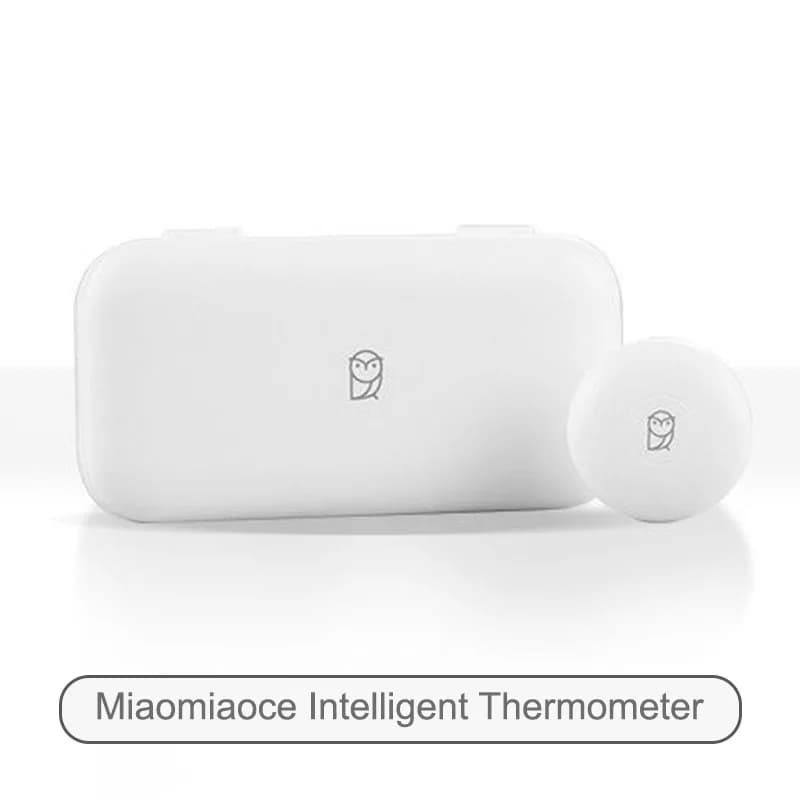 Termometro Intelligente Miaomiaoce con Allarme Alta Temperatura, Monitoraggio di Precisione Costante, Ricaricabile Type-C, Monitoraggio Remoto
