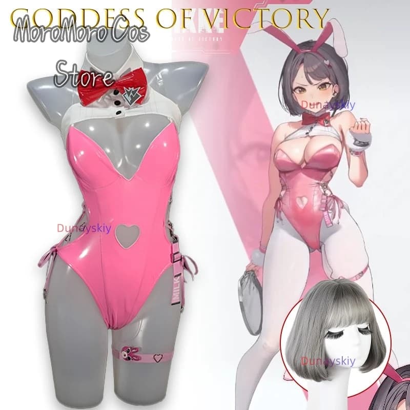 NIKKE Dea della Vittoria Estate Millie Bunny Girl Cosplay Completo Vestito Anime Gioco Costume Halloween Coniglio Sexy Lolita Cos ‌
