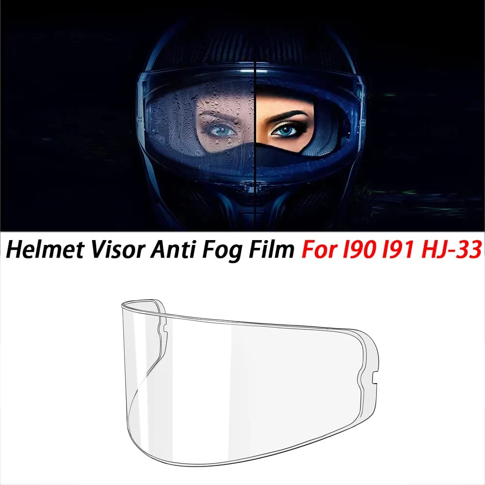 Helmet Visor Film Anti Fog Fit for HJC i90 i91 Lens Anti Fog Film Motorcycle Helmet Accessories