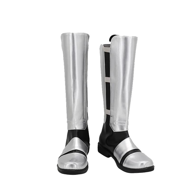 Scarpe Cosplay Star Darth Revan Wars Stivali argento Costume Halloween Party Outfit per accessori donna