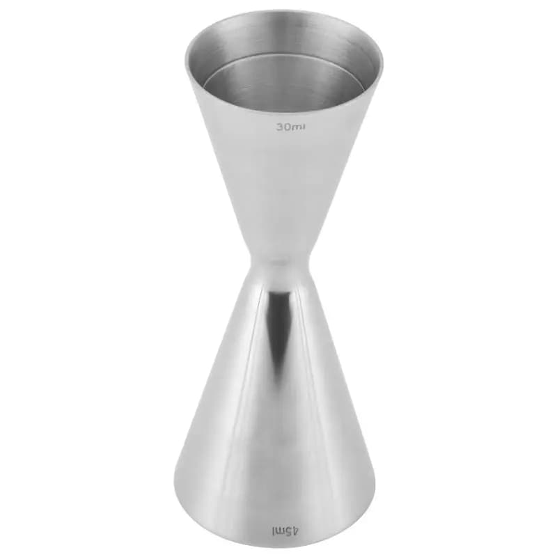 AT84 - Misurino in Acciaio Inossidabile a Doppia Testa per Bar, Feste, Vino e Cocktail - Shaker Jigger