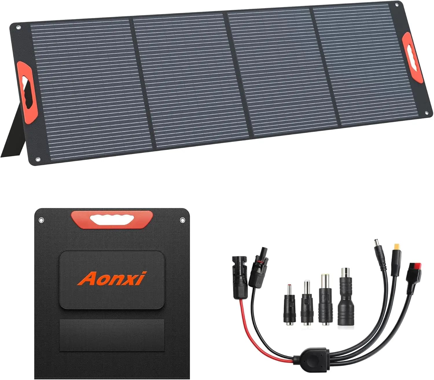 Pannelli Solari Portatili da 240W per Stazione di Alimentazione, Caricatore Solare Pieghevole Monocristallino ad Alta Efficienza (23,5%) con USB/20V DC