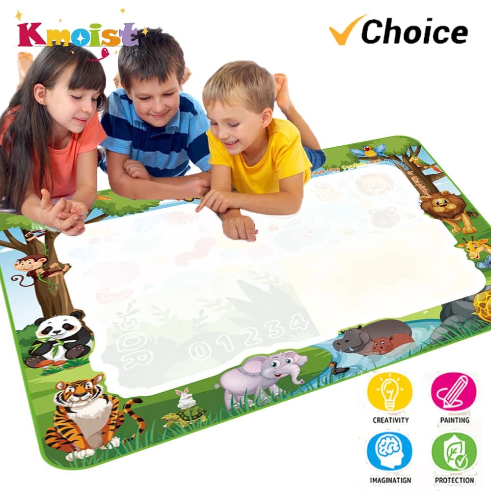 Water Drawing Toy Drawing Mat Tablets Painting with Water Colorful Graffiti Blanket Educational Games Children Christmas Gifts
