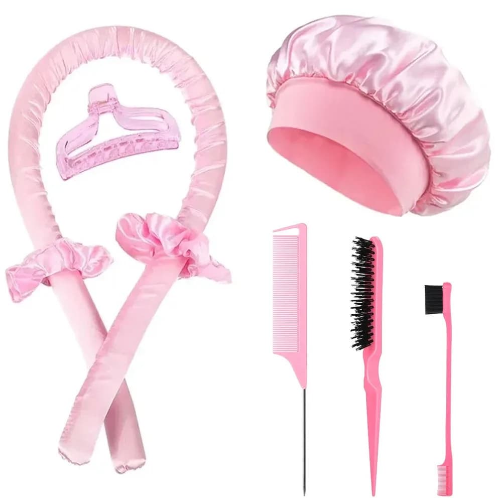 Set No Heat Harnesses with Night Head, Hair Rollers Set, Pigri Hairs, Hairband, Hair Rollers, Brush Sets, Hair Styling Tools