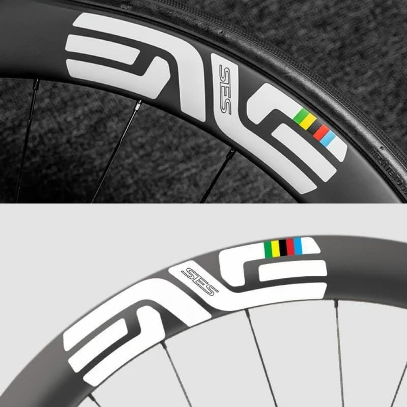 Adesivo piatto 2D, adesivo per moto 12 pezzi/set, adesivo per ruota di bicicletta, ornamento per raggi di bicicletta, motivo arcobaleno per anello di bicicletta, il migliore