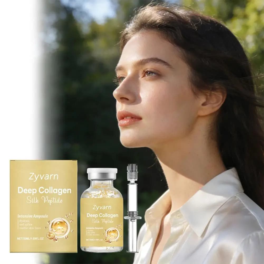 Multi-File Effect with Collagen and Silk Peptides for Lighting, Hydrating and Repairing the Skin