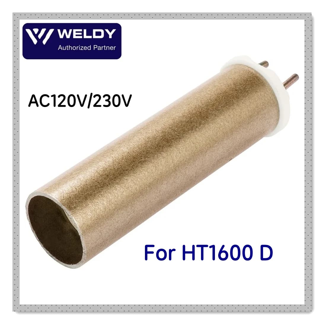 Elemento riscaldante originale Weldy 1550W con tubo in mica per pistola termica HT1600 D 120V/230V