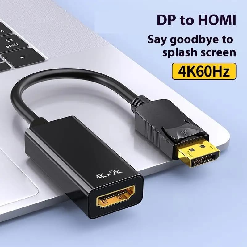 1 Piece 4K DisplayPort To -compatible Video Audio Cable Adapter For PC Computer HDTV Projector DP To Converter Cable