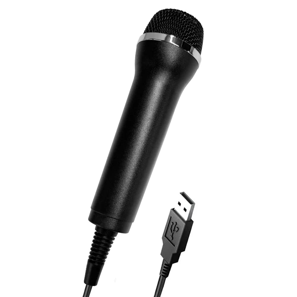 Microfono USB Cablato per Karaoke, Compatibile con Switch, Wii, Xbox, PC, Microfono a Condensatore per Registrazione, Ultra-wide