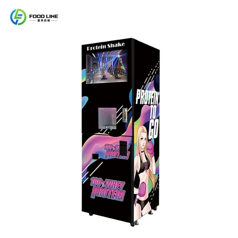 Easy Operate Protein Shake Vending Machine Automatic Self Service Whey Powder Vending Machine credit card payment