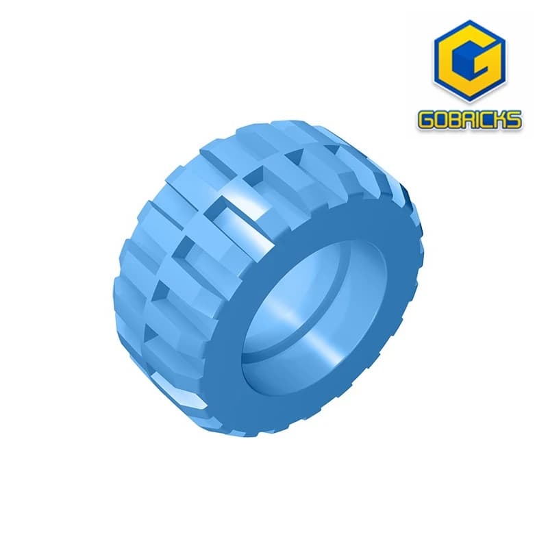 Gobricks GDS-1159 pneumatico 30.4x14 battistrada sfalsato intorno al centro del battistrada compatibile con lego 92402 pezzi di bambini fai da te