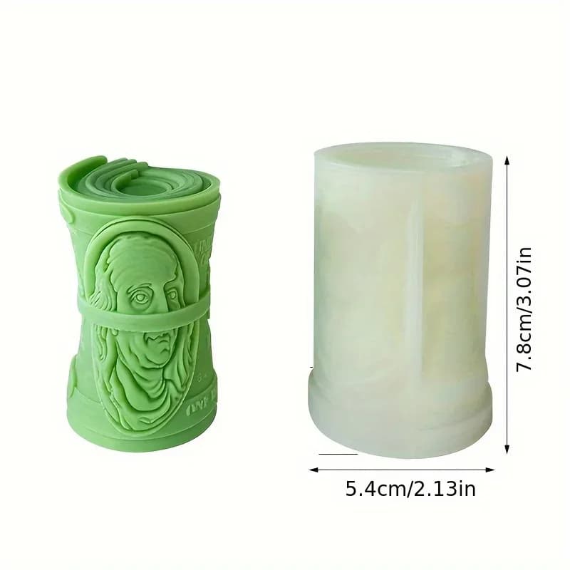 Money Dollar Silicone Mold, Handmade Plaster Resin Casting Mould for Candle Soap Making, DIY Craft Supplies