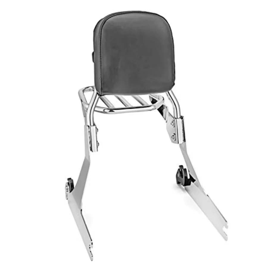 Schienale passeggero Sissy Bar altezza standard e portapacchi per Harley Dyna Low Rider Street Bob Super Wide Glide FXD FXDWG F