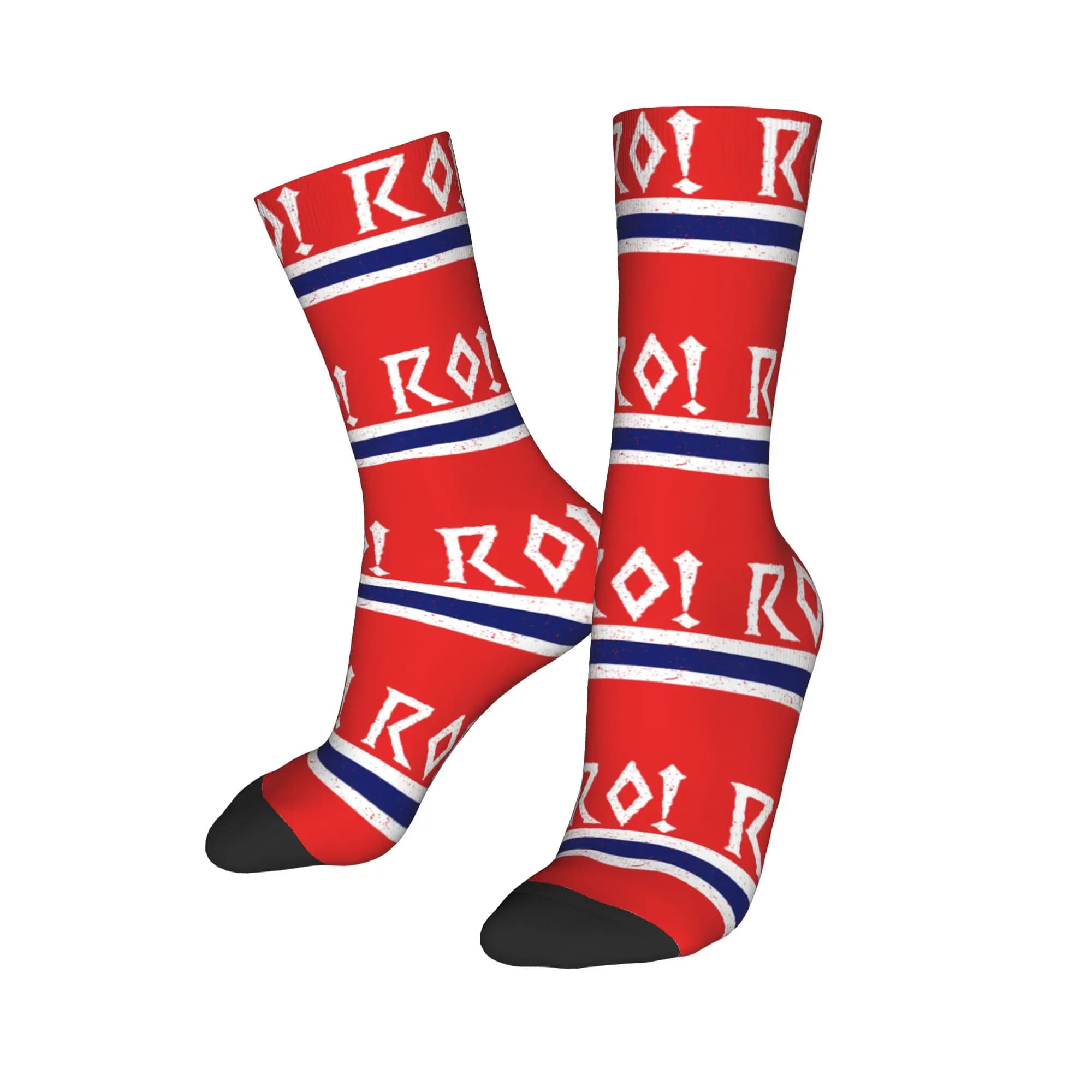 Norway Row Norge Ro Shirt Socks Autumn Stockings Novelty Couple High Quality Socks Custom Running Sports Anti Slip Socks