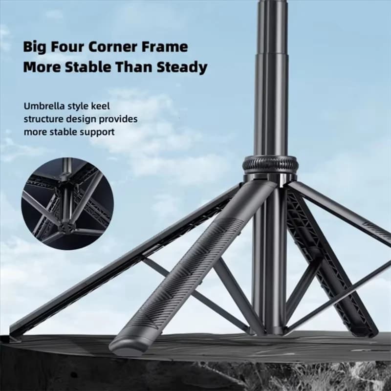 A13E-C17 Monopiede 360 ° Rotazione automatica AI Tracking Shooting Treppiede Otturatore Bluetooth per supporto per telefono Bastone selfie wireless